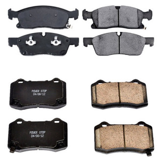 PowerStop® - Z16 Evolution Clean Ride Ceramic Front and Rear Disc Brake Pad Set