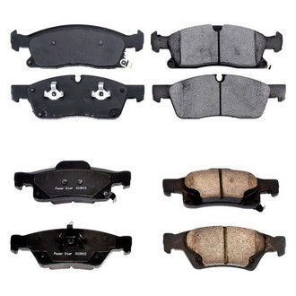 PowerStop® - Z16 Evolution Clean Ride Ceramic Front and Rear Disc Brake Pad Set