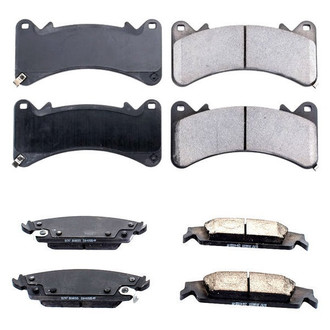 PowerStop® - Z16 Evolution Clean Ride Ceramic Front and Rear Disc Brake Pad Set