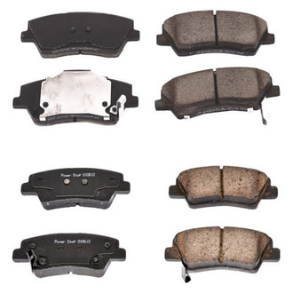 PowerStop® - Z16 Evolution Clean Ride Ceramic Front and Rear Disc Brake Pad Set
