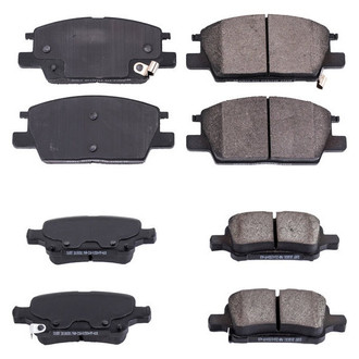 PowerStop® - Z16 Evolution Clean Ride Ceramic Front and Rear Disc Brake Pad Set