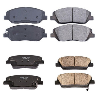 PowerStop® - Z16 Evolution Clean Ride Ceramic Front and Rear Disc Brake Pad Set