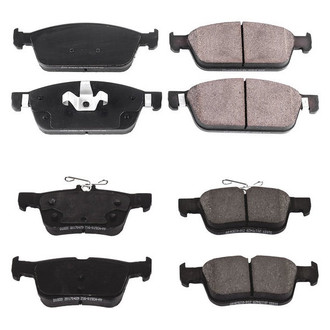 PowerStop® - Z16 Evolution Clean Ride Ceramic Front and Rear Disc Brake Pad Set