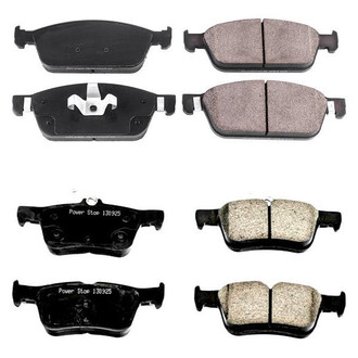 PowerStop® - Z16 Evolution Clean Ride Ceramic Front and Rear Disc Brake Pad Set