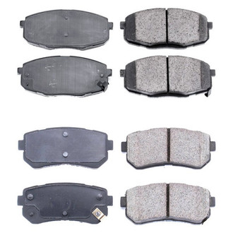 PowerStop® - Z16 Evolution Clean Ride Ceramic Front and Rear Disc Brake Pad Set