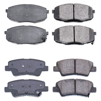 PowerStop® - Z16 Evolution Clean Ride Ceramic Front and Rear Disc Brake Pad Set