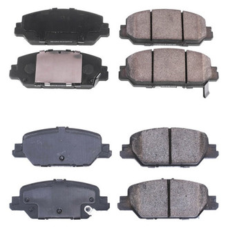 PowerStop® - Z16 Evolution Clean Ride Ceramic Front and Rear Disc Brake Pad Set