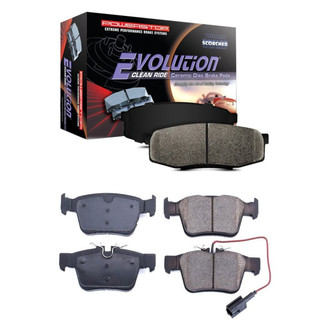 PowerStop® - Z16 Evolution Clean Ride Ceramic Front and Rear Disc Brake Pad Set