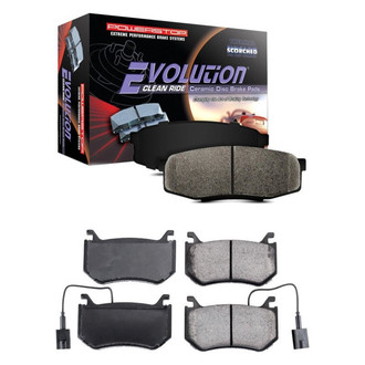 PowerStop® - Z16 Evolution Clean Ride Ceramic Front and Rear Disc Brake Pad Set