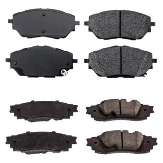 PowerStop® - Z16 Evolution Clean Ride Ceramic Front and Rear Disc Brake Pad Set