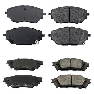 PowerStop® - Z16 Evolution Clean Ride Ceramic Front and Rear Disc Brake Pad Set