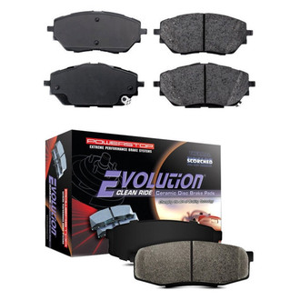 PowerStop® - Z16 Evolution Clean Ride Ceramic Front and Rear Disc Brake Pad Set