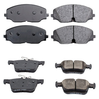 PowerStop® - Z16 Evolution Clean Ride Ceramic Front and Rear Disc Brake Pad Set