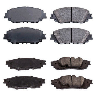 PowerStop® - Z16 Evolution Clean Ride Ceramic Front and Rear Disc Brake Pad Set