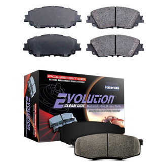 PowerStop® - Z16 Evolution Clean Ride Ceramic Front and Rear Disc Brake Pad Set