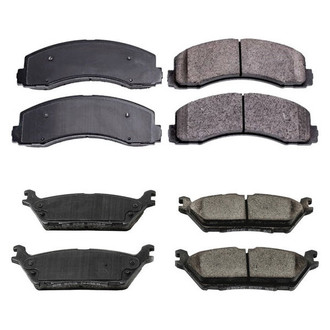 PowerStop® - Z16 Evolution Clean Ride Ceramic Front and Rear Disc Brake Pad Set