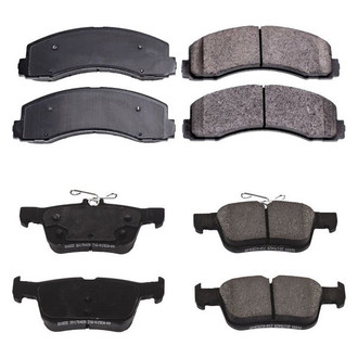 PowerStop® - Z16 Evolution Clean Ride Ceramic Front and Rear Disc Brake Pad Set