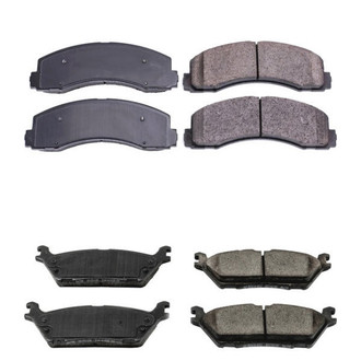 PowerStop® - Z16 Evolution Clean Ride Ceramic Front and Rear Disc Brake Pad Set