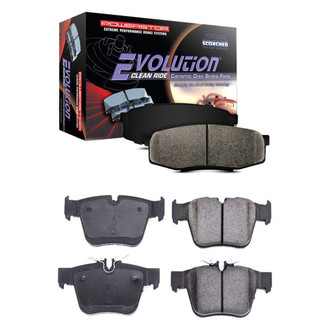 PowerStop® - Z16 Evolution Clean Ride Ceramic Front and Rear Disc Brake Pad Set