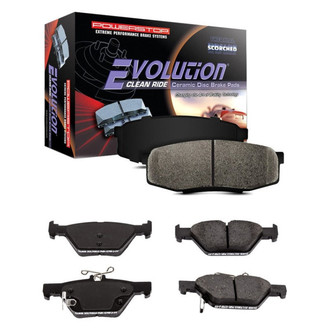 PowerStop® - Z16 Evolution Clean Ride Ceramic Front and Rear Disc Brake Pad Set