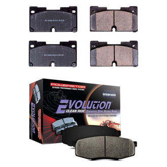 PowerStop® - Z16 Evolution Clean Ride Ceramic Front and Rear Disc Brake Pad Set