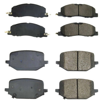 PowerStop® - Z16 Evolution Clean Ride Ceramic Front and Rear Disc Brake Pad Set