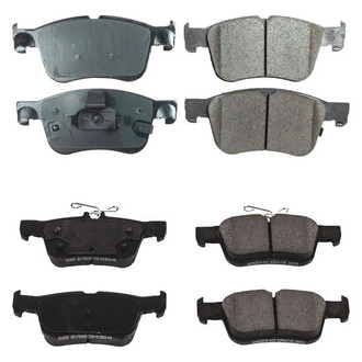 PowerStop® - Z16 Evolution Clean Ride Ceramic Front and Rear Disc Brake Pad Set