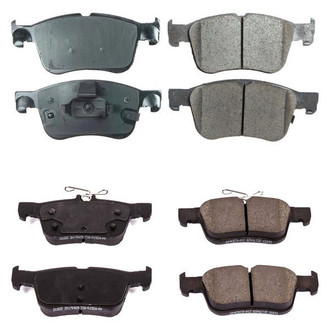 PowerStop® - Z16 Evolution Clean Ride Ceramic Front and Rear Disc Brake Pad Set