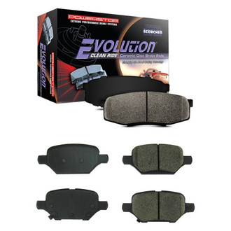 PowerStop® - Z16 Evolution Clean Ride Ceramic Front and Rear Disc Brake Pad Set