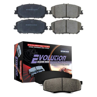 PowerStop® - Z16 Evolution Clean Ride Ceramic Front and Rear Disc Brake Pad Set