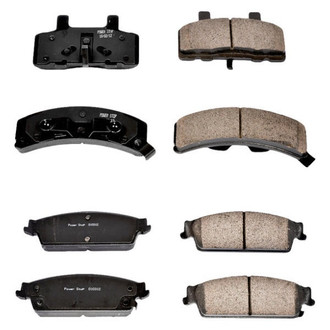 PowerStop® - Z16 Evolution Clean Ride Ceramic Front and Rear Disc Brake Pad Set