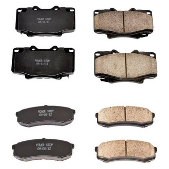 PowerStop® - Z16 Evolution Clean Ride Ceramic Front and Rear Disc Brake Pad Set