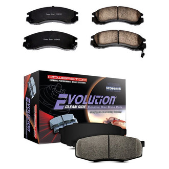 PowerStop® - Z16 Evolution Clean Ride Ceramic Front and Rear Disc Brake Pad Set