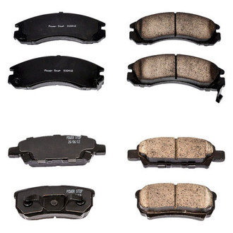 PowerStop® - Z16 Evolution Clean Ride Ceramic Front and Rear Disc Brake Pad Set