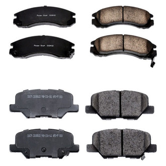 PowerStop® - Z16 Evolution Clean Ride Ceramic Front and Rear Disc Brake Pad Set