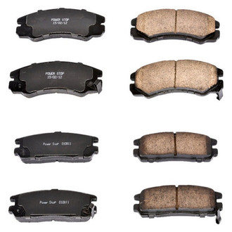 PowerStop® - Z16 Evolution Clean Ride Ceramic Front and Rear Disc Brake Pad Set