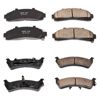 PowerStop® - Z16 Evolution Clean Ride Ceramic Front and Rear Disc Brake Pad Set