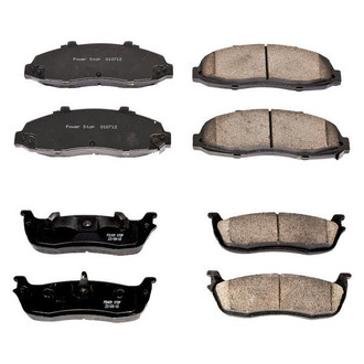PowerStop® - Z16 Evolution Clean Ride Ceramic Front and Rear Disc Brake Pad Set