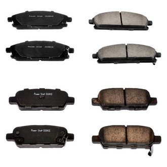 PowerStop® - Z16 Evolution Clean Ride Ceramic Front and Rear Disc Brake Pad Set