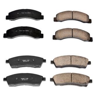 PowerStop® - Z16 Evolution Clean Ride Ceramic Front and Rear Disc Brake Pad Set