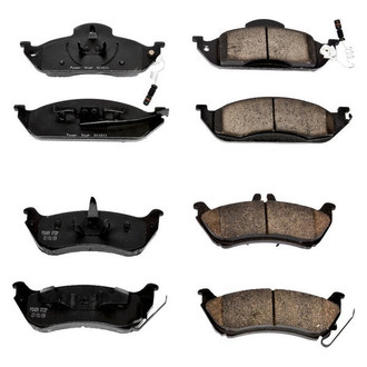 PowerStop® - Z16 Evolution Clean Ride Ceramic Front and Rear Disc Brake Pad Set