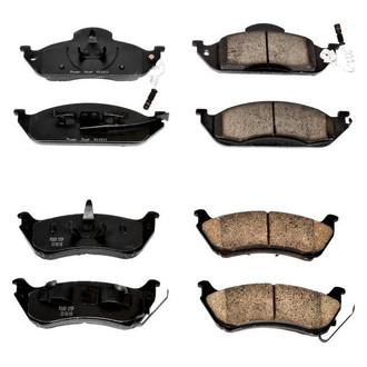 PowerStop® - Z16 Evolution Clean Ride Ceramic Front and Rear Disc Brake Pad Set