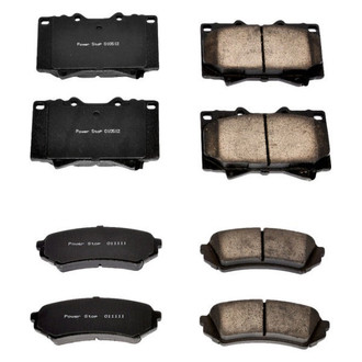 PowerStop® - Z16 Evolution Clean Ride Ceramic Front and Rear Disc Brake Pad Set