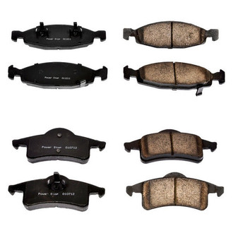 PowerStop® - Z16 Evolution Clean Ride Ceramic Front and Rear Disc Brake Pad Set