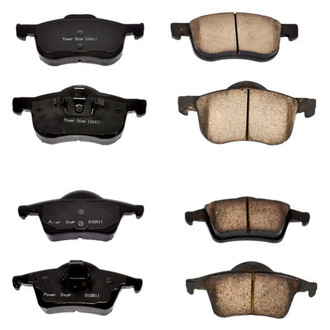 PowerStop® - Z16 Evolution Clean Ride Ceramic Front and Rear Disc Brake Pad Set