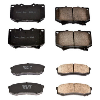 PowerStop® - Z16 Evolution Clean Ride Ceramic Front and Rear Disc Brake Pad Set