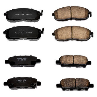 PowerStop® - Z16 Evolution Clean Ride Ceramic Front and Rear Disc Brake Pad Set