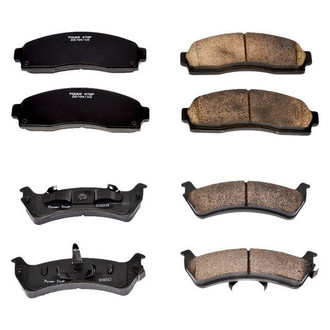 PowerStop® - Z16 Evolution Clean Ride Ceramic Front and Rear Disc Brake Pad Set