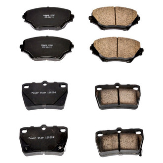 PowerStop® - Z16 Evolution Clean Ride Ceramic Front and Rear Disc Brake Pad Set