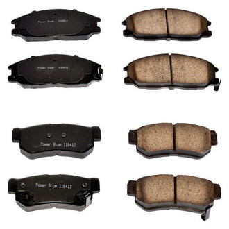 PowerStop® - Z16 Evolution Clean Ride Ceramic Front and Rear Disc Brake Pad Set